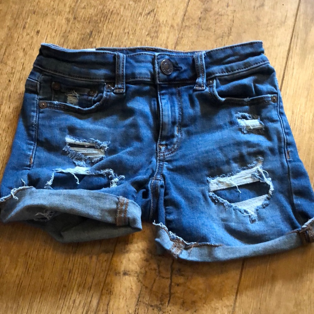 AE next level stretch midi shorts